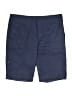Kate Park Solid Blue Cargo Shorts Size L (petite) - photo 1
