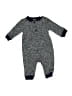 Gymboree Outlet 100% Polyester Tweed Gray Long Sleeve Onesie Size 3-6 mo - photo 1