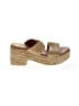 Beach By Matisse Tweed Gold Wedges Size 9 - photo 1