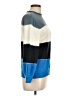 Misslook Color Block Blue Pullover Sweater Size L - photo 4