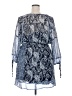 Knox Rose 100% Polyester Paisley Blue Casual Dress Size XXL - photo 2