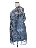 Knox Rose 100% Polyester Paisley Blue Casual Dress Size XXL - photo 5