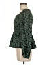 Shein 100% Polyester Green Long Sleeve Blouse Size 6 - photo 5