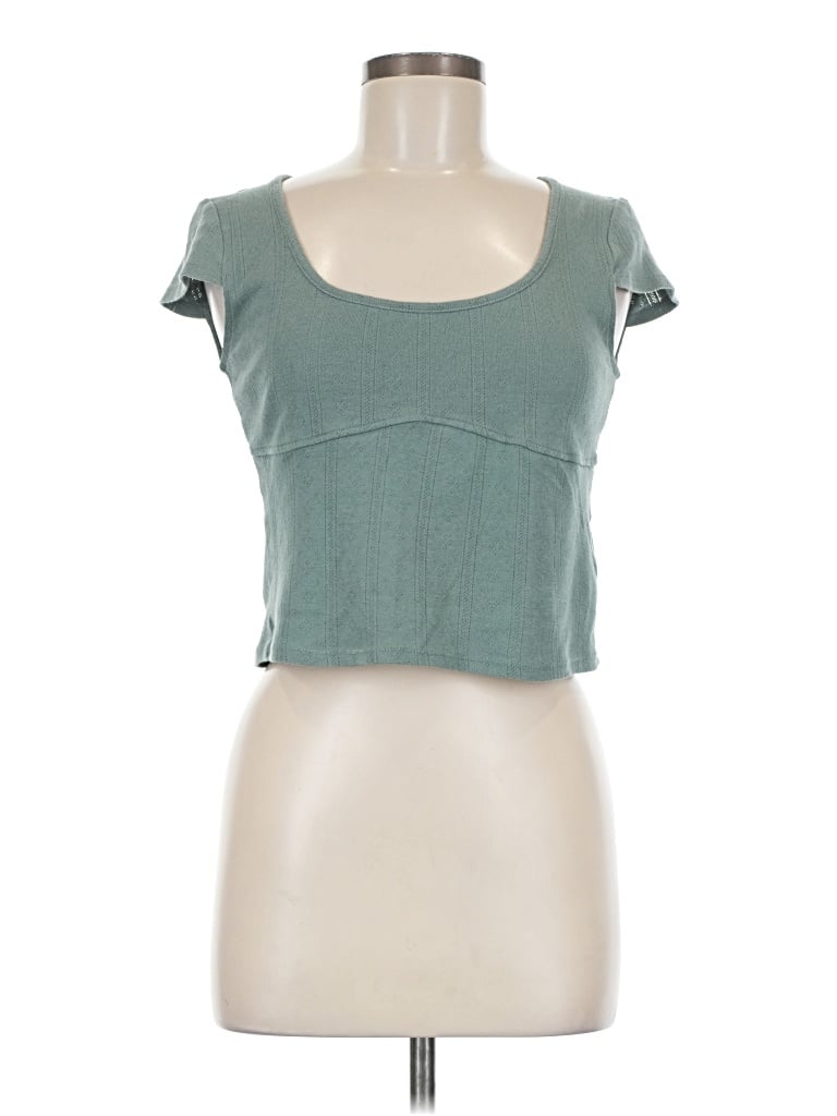 Pre-owned Cotton On Short Sleeve T-shirt In Teal
