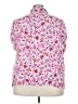 Torrid 100% Rayon Floral Pink Short Sleeve Blouse Size 4X Plus (4) - photo 2