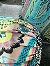 Unbranded Paisley Blue Swimsuit Top Size L - photo 3