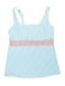 Lands' End Stripes Blue Swimsuit Top Size 8 - photo 1