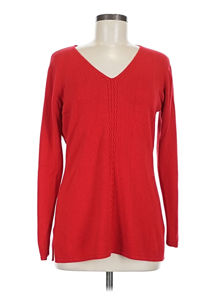 Pre-owned Coldwater Creek Pullover Sweater In Red
