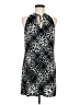 Veronica M. Animal Print Black Casual Dress Size M - photo 1