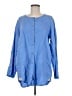 Flax Blue Long Sleeve Blouse Size 6 (S) - photo 1