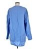 Flax Blue Long Sleeve Blouse Size 6 (S) - photo 2