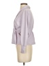 J.Crew 100% Polyester Purple Long Sleeve Blouse Size 0 - photo 5