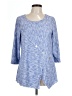 Onque Blue 3/4 Sleeve Blouse Size L - photo 1