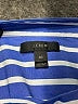 J.Crew 100% Cotton Stripes Blue Long Sleeve Blouse Size 00 - photo 7