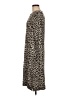 Ann Taylor LOFT Animal Print Brown Casual Dress Size M - photo 5