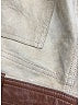 Valentino 100% Leather Tan Gold Suede Pants Size 8 - photo 4