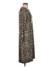 Ann Taylor LOFT Animal Print Brown Casual Dress Size M - photo 4