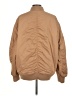 Topshop 100% Polyester Solid Tan Jacket Size 8 - photo 2