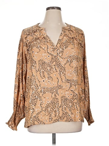 Democracy Long Sleeve Blouse (view 1)