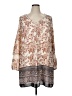 DR2 100% Polyester Paisley Tan Casual Dress Size XL - photo 1