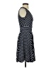 Max Studio Stripes Blue Casual Dress Size XS - photo 4