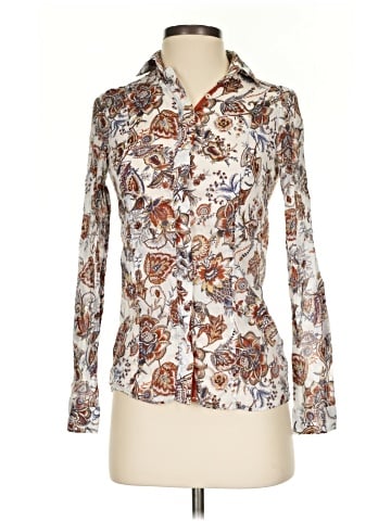 Massimo Dutti Long Sleeve Blouse (view 1)