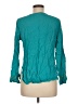 White Stag 100% Rayon Teal Long Sleeve Blouse Size M - photo 2