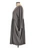 Colletta Solid Gray Casual Dress Size 12 - photo 5