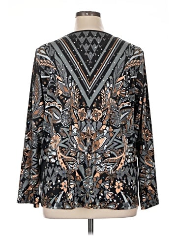 Bob Mackie Long Sleeve Blouse (view 2)