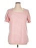 MIHOLL Pink Short Sleeve Top Size XL - photo 1