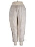 MNG 100% Linen Solid Ivory Linen Pants Size XXL - photo 1