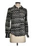 Missoni For Target Chevron-herringbone Silver Long Sleeve Blouse Size XS - photo 1