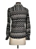 Missoni For Target Chevron-herringbone Silver Long Sleeve Blouse Size XS - photo 2