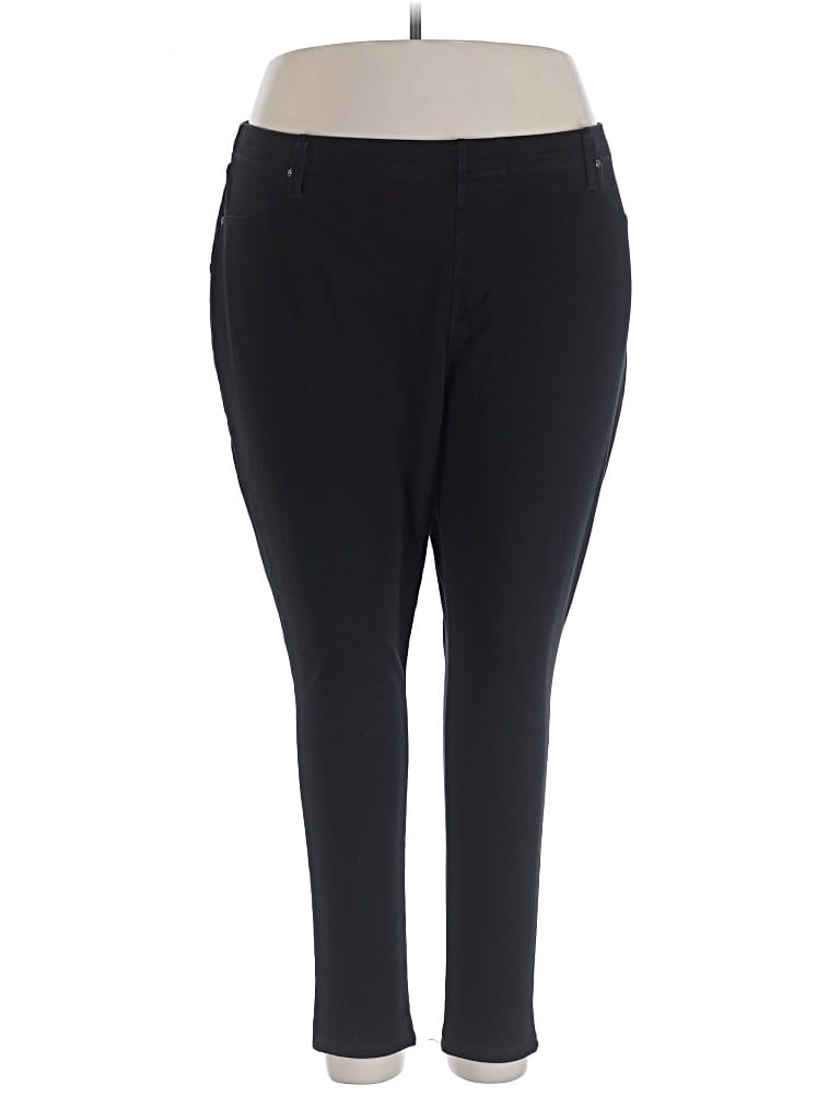 Pre-owned Terra & Sky Casual Pants In Black