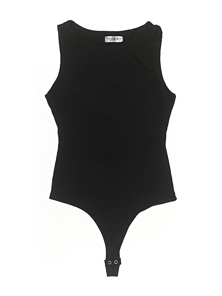 Pre-owned Popular 21 Bodysuit In Black
