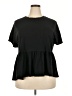 Forever 21 Plus Black Short Sleeve Top Size 3X Plus - photo 1