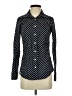 J.Crew 100% Cotton Polka Dots Black Long Sleeve Button-Down Shirt Size XXS - photo 1