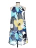 AUW Print Blue Casual Dress Size M (estimated) - photo 2