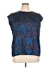 Halogen 100% Polyester Blue Sleeveless Blouse Size 1X - photo 1