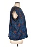 Halogen 100% Polyester Blue Sleeveless Blouse Size 1X - photo 4