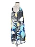 AUW Print Blue Casual Dress Size M (estimated) - photo 4
