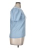 Draper James Blue Short Sleeve Top Size XL - photo 4