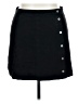 H&M Solid Black Casual Skirt Size 14 - photo 1