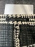 Zara Houndstooth Gray Casual Skirt Size XS - photo 4