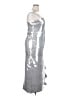 Southern Fried Chics 100% Polyester Metallic Silver Cocktail Dress Size 3X - photo 4