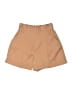 Danielle Bernstein Solid Tan Khaki Shorts Size 2 - photo 1
