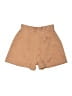 Danielle Bernstein Solid Tan Khaki Shorts Size 2 - photo 2