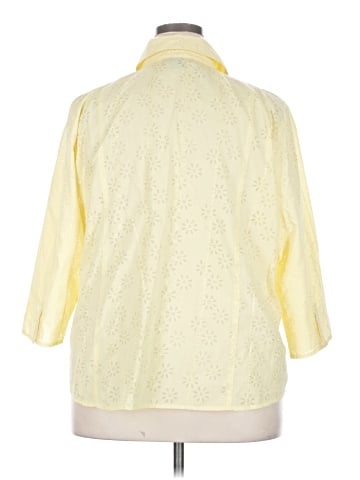 City Blues by Koret 3/4 Sleeve Button-Down Shirt (view 2)