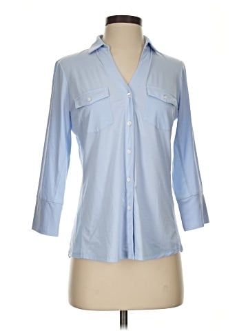 J. McLaughlin 3/4 Sleeve Button-Down Shirt (view 1)