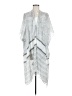 Woven Heart Silver Kimono One size - photo 1